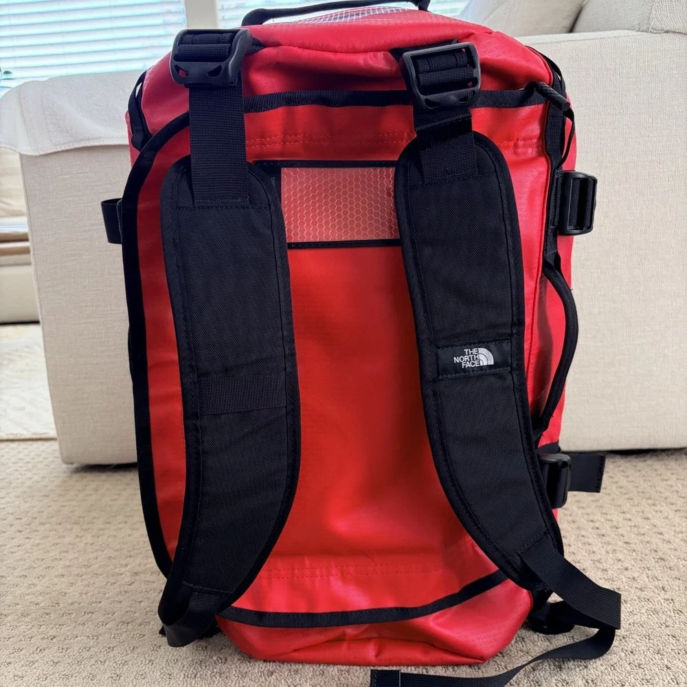 VANS‎ X THE NORTH FACE BASECAMP RED DUFFEL 50L BAG W/ Travel Bag